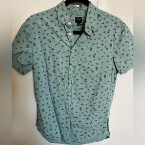 Slim Flex Washed Short Sleeve Shirt